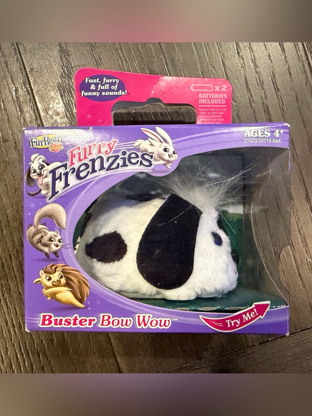 NEW FurReal Furry Frenzies Buster Bow Wow Puppy Dog - Mint in Package